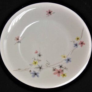 Set of 2 Hertel Jacob Porzellan Bread Dessert Snack Plates VINTAGE Wild Flowers